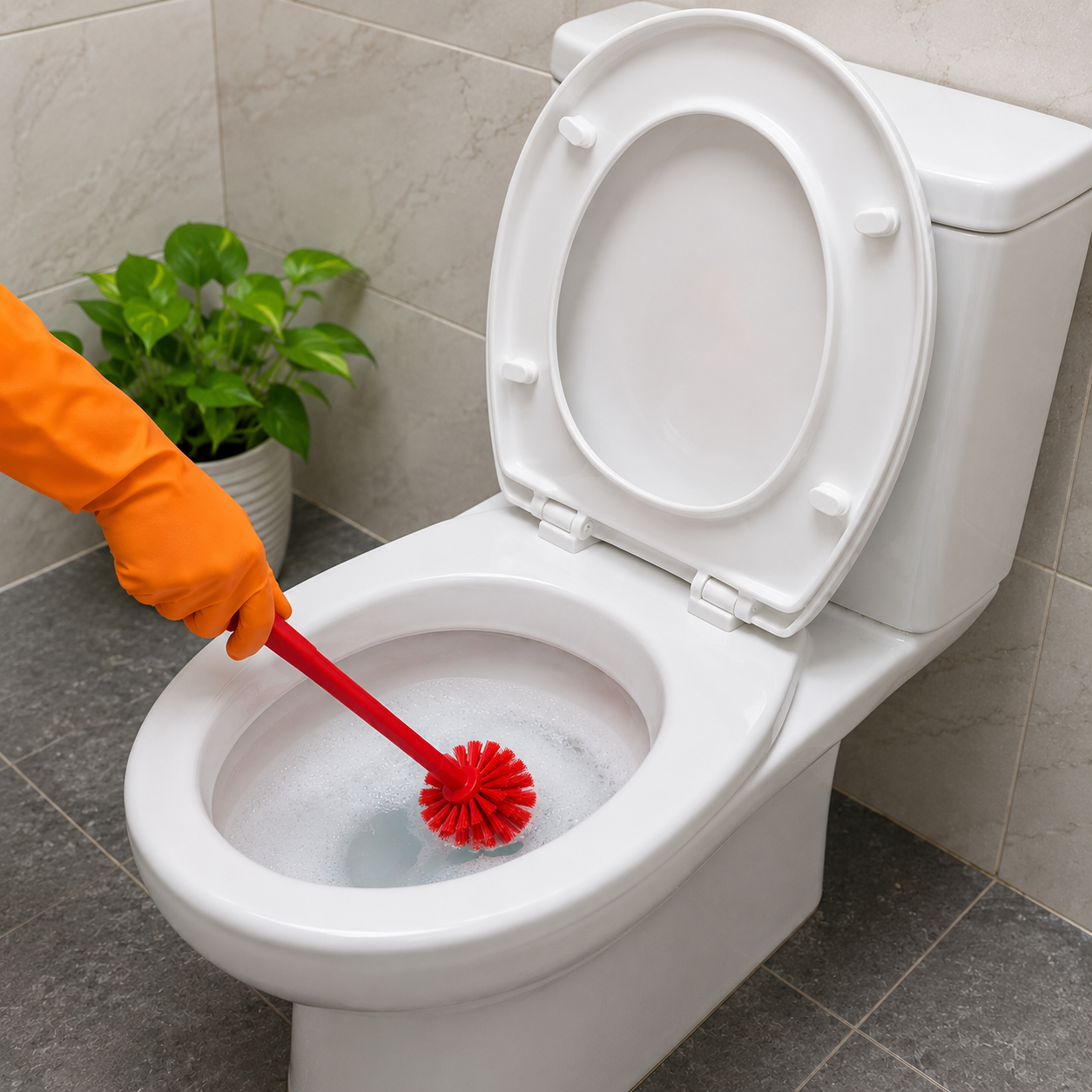 Crown Brushes Compact Toilet Cleaning Brush